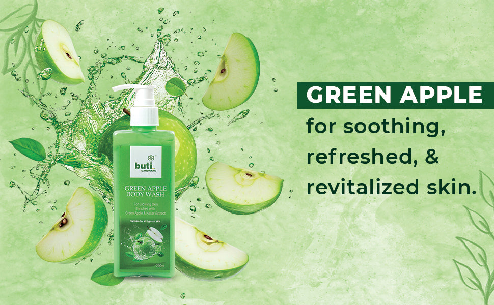 Green Apple Body Wash for Glowing Skin