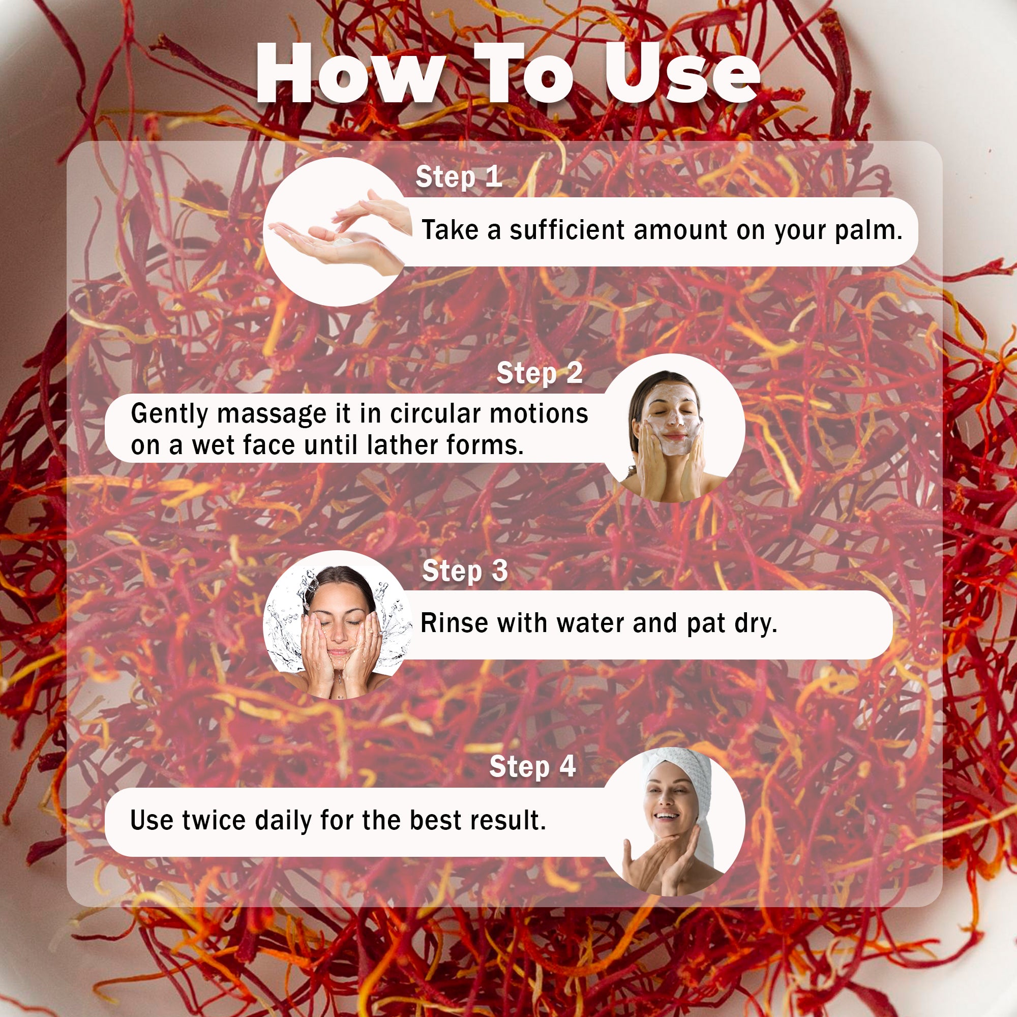 Kesar Face Wash for Glowing Skin (Pack of 2)