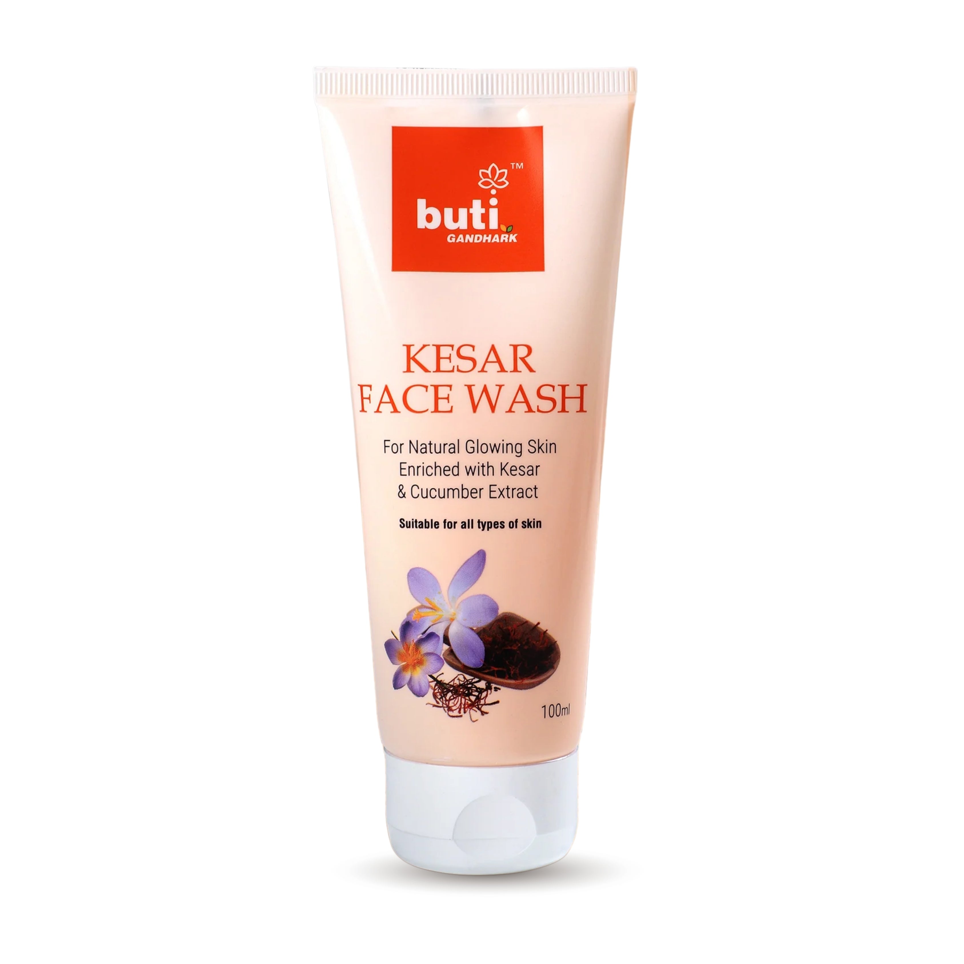 Kesar Face Wash for Glowing Skin Pack of 2 (100 ml Each) | Brightening & Deep Cleansing