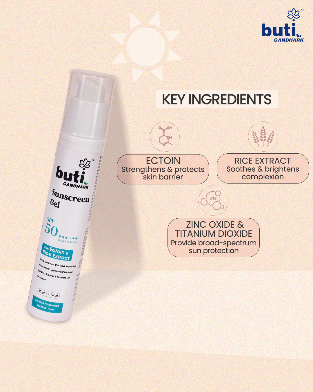 Sunscreen Gel SPF 50 PA++++