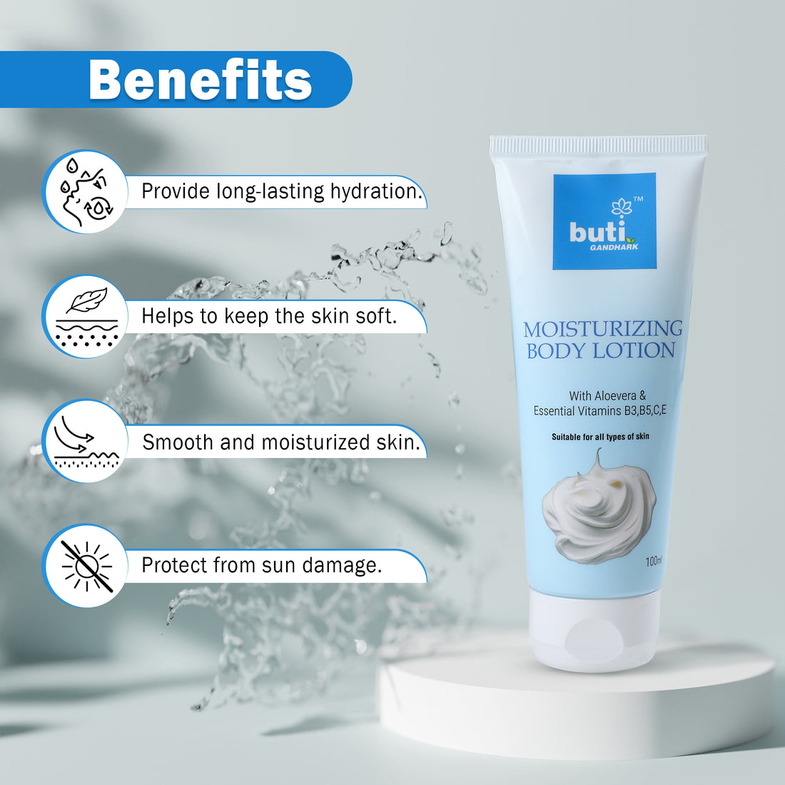 Moisturizer (Body Lotion) Enriched with Vitamins