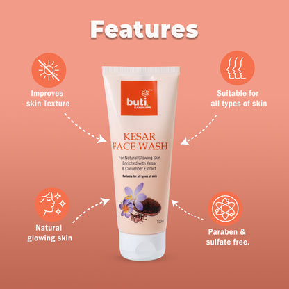 Kesar Face Wash for Glowing Skin