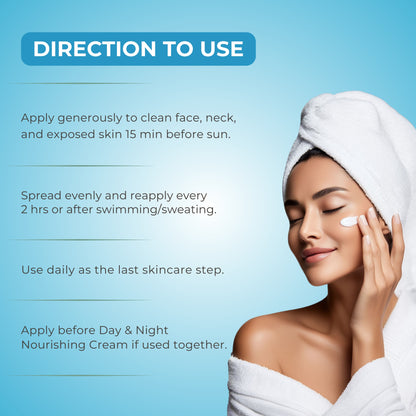 Sunscreen Gel SPF 50 PA++++ 50 g | Water-Based Broad Spectrum UVA UVB Protection