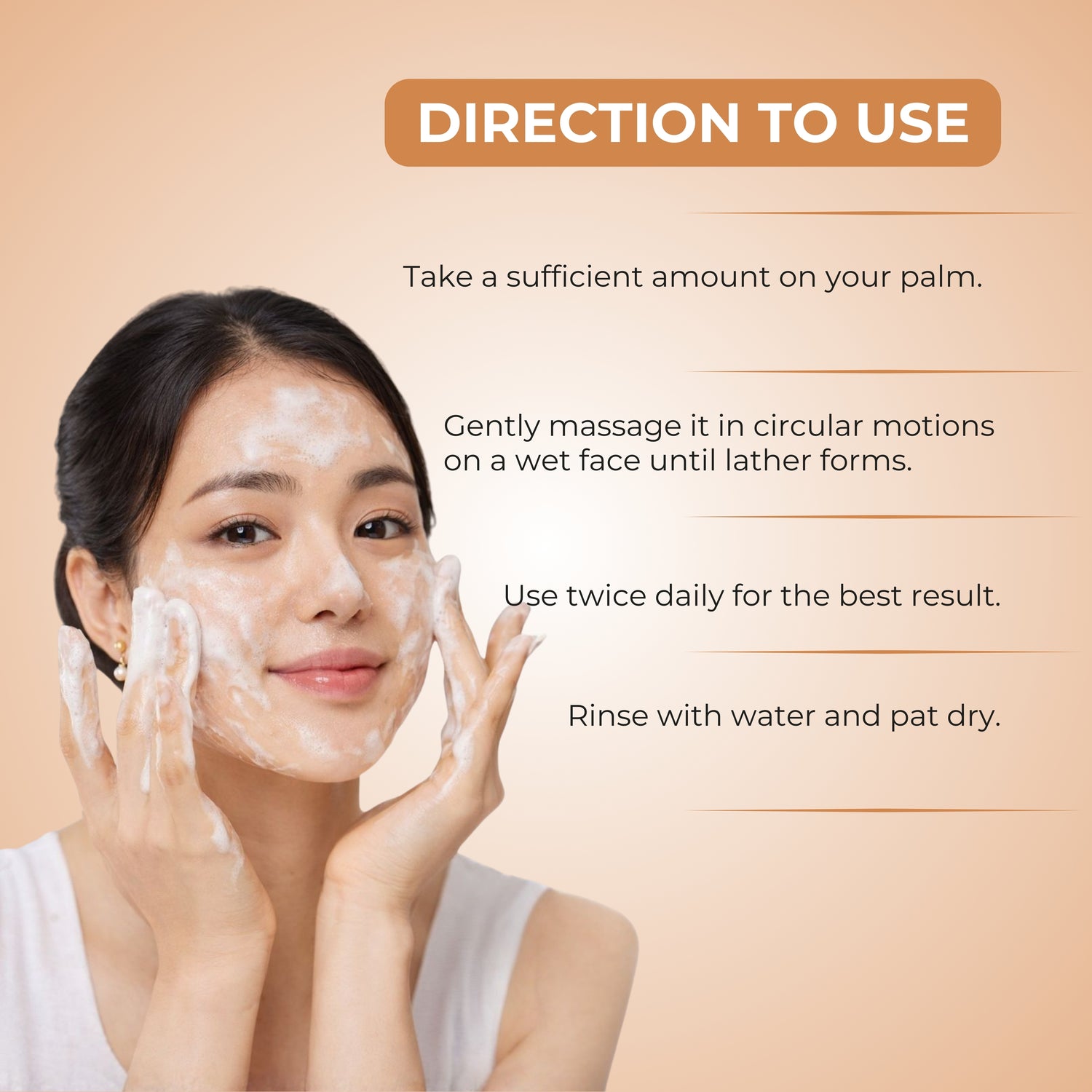 Kesar Face Wash for Glowing Skin Pack of 2 (100 ml Each) | Brightening &amp; Deep Cleansing