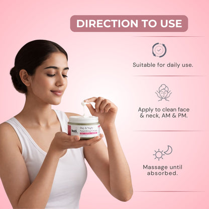 Day &amp; Night Nourishing Cream 50 g with 4% Niacinamide, Vitamin C &amp; Alpha Arbutin