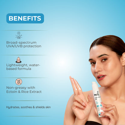 Sunscreen Gel SPF 50 PA++++ 50 g | Water-Based Broad Spectrum UVA UVB Protection