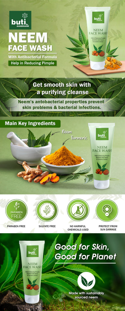 Neem Face Wash for Acne (Pack of 2)