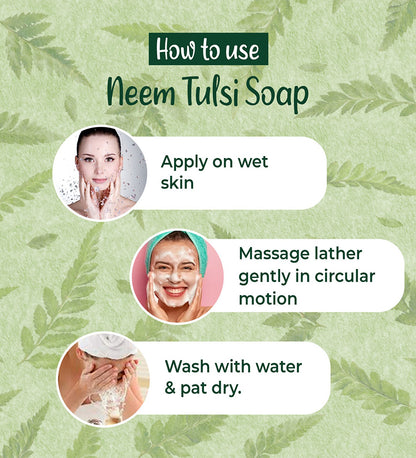 Neem Tulsi Soap (Pack of 5)
