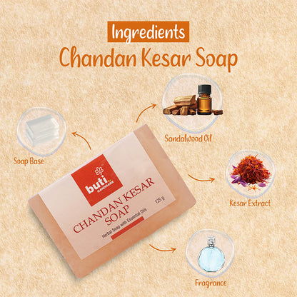 Chandan Kesar Soap (Pack of 5)