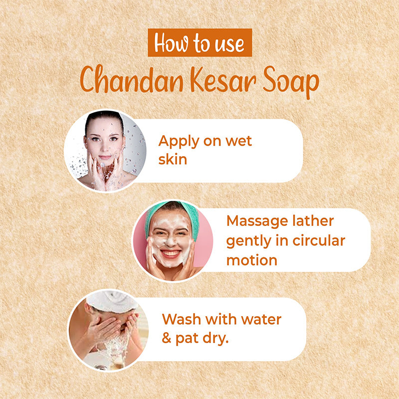Chandan Kesar Soap (Pack of 5)