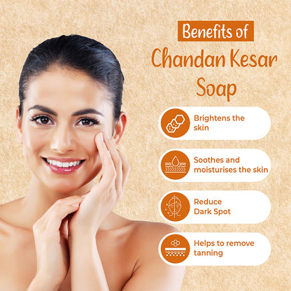 Chandan Kesar Soap (Pack of 5)
